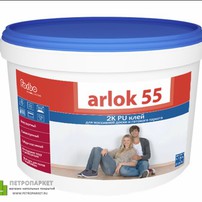 Фотография ламели - Химия Клей для паркета Arlok Arlok 55 (7,875 кг.) -  класса